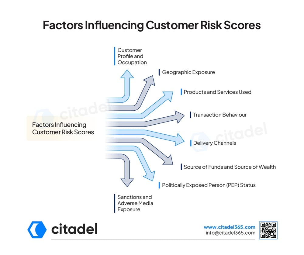 Factors Influencing Customer Risk Scores