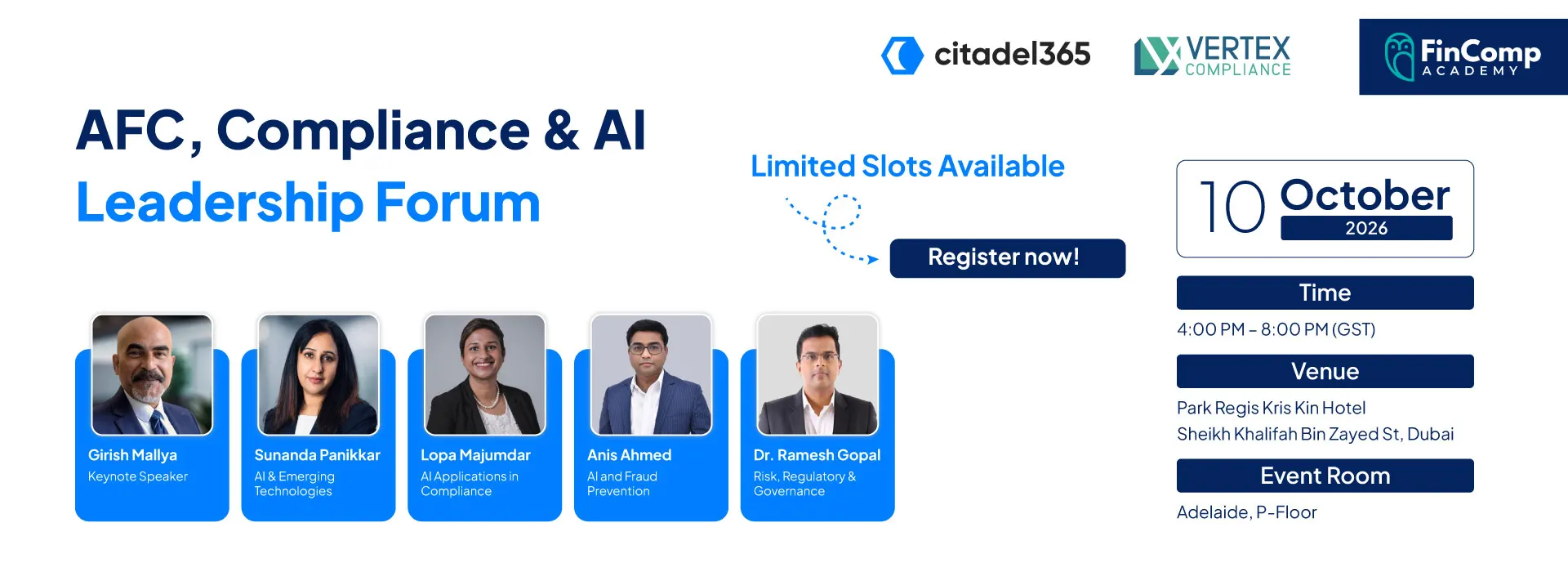 AFC, Compliance & AI Leadership Forum